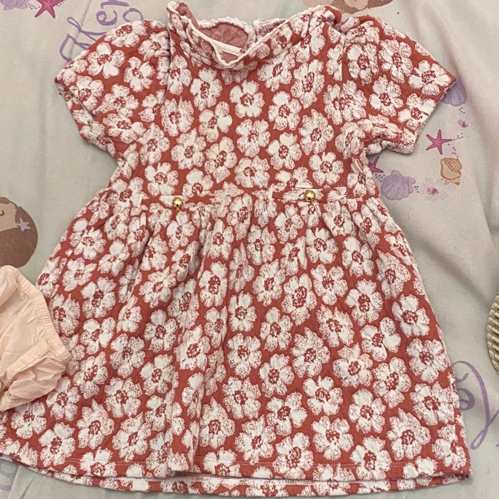 Janie and Jack Pink Floral Dress
